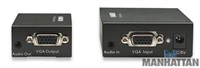 MANHATTAN VGA Cat5 Extender (sada vysílací + přijímací modul UTP, audio) 177344