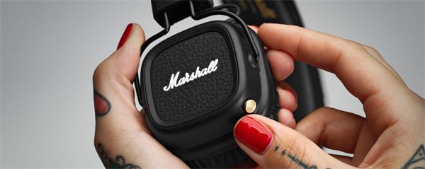 MARSHALL Major II Black Bluetooth, legendárne uzatvorené slúchadlá, Bluetooth bezdrôtová verzia, čierne 04091378