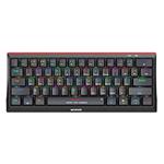 Marvo KG962G EN - R, klávesnica US, herná, mechanická typ drôtová (USB), čierna, RGB, červené spína KG962G EN-R