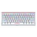 Marvo KG962G WH EN - R, klávesnica US, herná, mechanická typ drôtová (USB), biela, RGB, červené spí KG962G WH EN-R