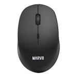 Marvo Myš WM103BK, 1600DPI, 2.4 [GHz], optika, 4tl., bezdrôtová, čierna, , kancelárska, tich