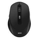 Marvo Myš WM106W BK, 1600DPI, Bluetooth a 2,4GHz, optika, 6tl., bezdrôtová, čierna, vstavaná batéri