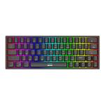 Marvo SHOGO 63, klávesnica US, herná, drôtová (USB), čierna, mechanická, podsvietenie KG955
