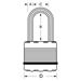 Master Lock Titanový visací zámek - Excell - 50mm M5EURDLF