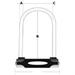 Master Lock Zámek na kolo reflexní 8195EURDPROLWREF - 280mm