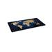 Maxi podložka pod myš Natec WORLD, 80x40cm, modrá NPO-2243