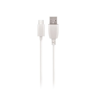 Maxlife Micro USB nabíjací kábel 2A 1m, biely