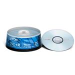 Média DVD+R TDK 4,7GB 16x 25-cake t19443