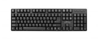 Media-Tech STANDARD PC KEYBOARD klávesnica, PS2, čierna, US layout MT-122K-US