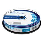 Mediarange BD-R, 25GB, cake box, MR499, 6x, 10-pack, pre archiváciu dát MR 499