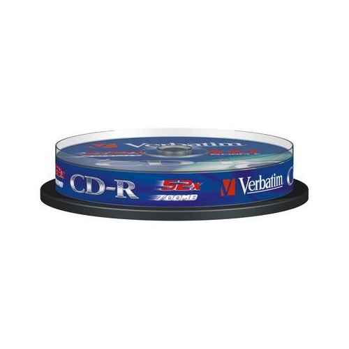 MEDIARANGE CD-R 52x 700MB/80min Inkjet Fullsurface-Printable Cake 25 MR202