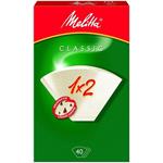 MELITTA 1x2/40 - biela 4006508905133