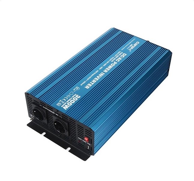 Měnič napětí Carspa P3000U-24 24V/230V+USB 3000W, čistá sinusovka P3000U-242