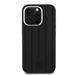Mercedes Liquid Silicon Stripes Pattern MagSafe Zadný Kryt pre iPhone 16 Pro čierny 57983126270