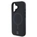 Mercedes Smooth Leather MagSafe Zadný Kryt pre iPhone 16 Plus čierny 57983122396