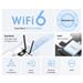 MERCUSYS MA80XE WiFi6E PCIe adapter (AX3000,2,4GHz/5GHz,Bluetooth5.2)