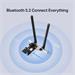 MERCUSYS MA86XE WiFi6E PCIe adapter (AX5400,2,4GHz/5GHz/6GHz,Bluetooth5.3)