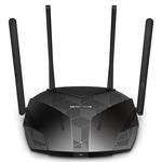 Mercusys MR80X - AX3000 Dual Band Wi-Fi 6 Router, 1x GbE WAN, 3x GbE LAN