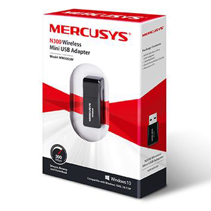 Mercusys MW300UM 300Mbps N Wifi USB 2.0 adapter