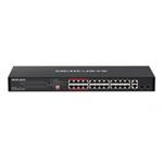 MERCUSYS switch MS126CP (24x100Mb/s,24xPoE+,2xGbE/SFPcombo,295W)