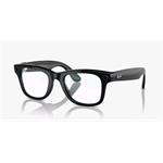 Meta Ray-Ban Gen1 Wayfarer, Shiny Black, Clear (Large) RW4008 601/SB53
