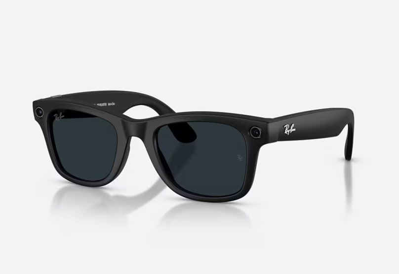 Meta Ray-Ban Gen2 Wayfarer, Matte Black, Clear/Grey Transitions RW4012 601S1Z50