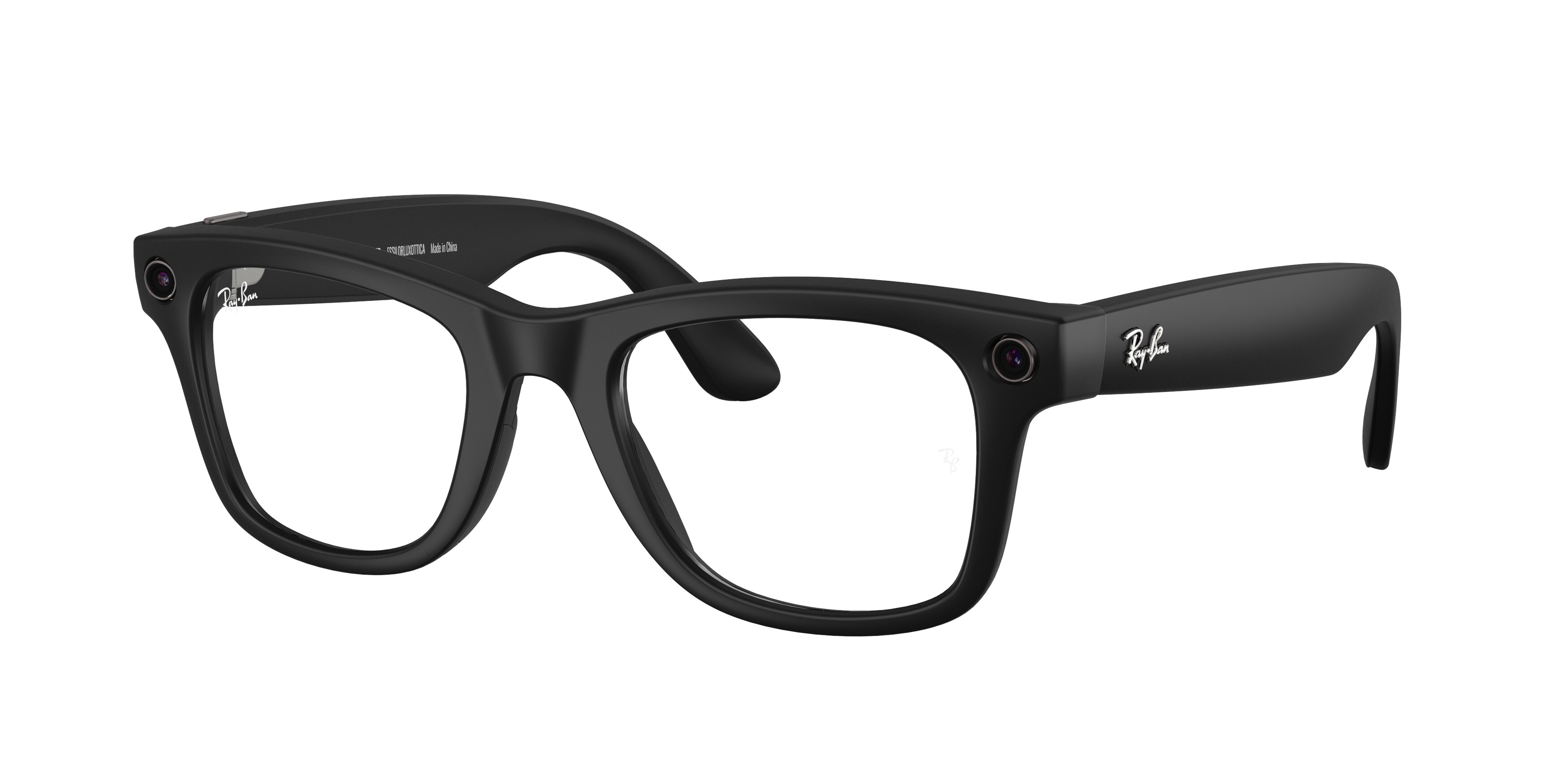 Meta Ray-Ban Gen2 Wayfarer, Matte Black, Clear RW4012 601SSB50