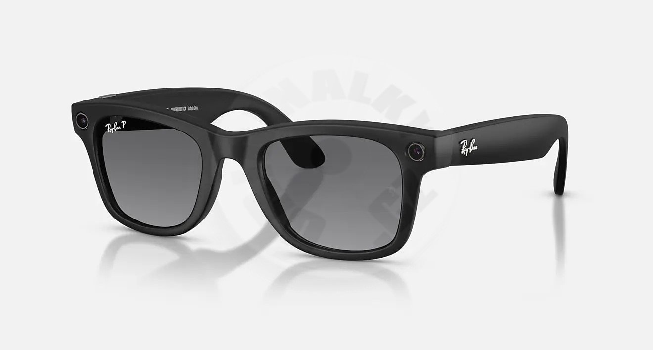 Meta Ray-Ban Gen2 Wayfarer, Matte Black, Grey Polarized Gradient RW4012 601ST3