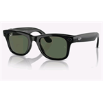 Meta Ray-Ban Wayfarer, AI brýle, Shiny Black, G15 Green RW4006 601/7150
