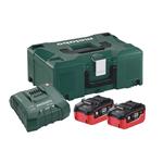 Metabo Basic-Set 2 x LiHD 5.5 Ah ASC 145 + ML 685077000