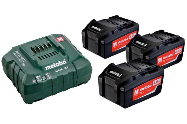 Metabo Basic-Set 3 x 4.0 Ah 685049000