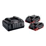 Metabo Basis-Set 2 x LiHDX 4.0 Ah ASC 145 685306000