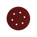 Metabo Brúsny papier so suchým zipsom O 150 mm, P40, 6 dier, drevo,kov, farebné nátery 624019000