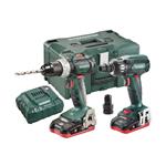 Metabo Combo Set 2.1.9 18 V BL LiHD *BSLTBL+SSW400BL (2x LiHD 3,5Ah, ASC 30-36, MetaLoc) 685098000