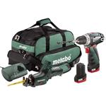 Metabo Combo Set 2,4 10,8 V -, Aku skrutkovač + Aku chvostová píla + taška 685056000