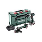 Metabo Combo Set 2.4.2 18 V SB18LT + W18Q (2x4,0Ah, ASC 55, metaBOX 165 L) 685207510