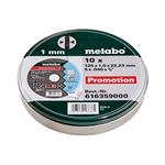 Metabo Rezný kotúč Promotion 125x1,0x22,23 Nerez TF 41, 10ks 616359000