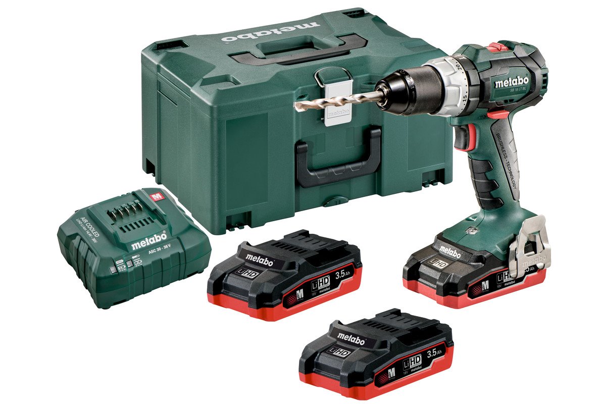 Metabo SB 18 LT BL LiHD Set (3x LiHD 3,5Ah, ASC 30-36, MetaLoc) 602316930