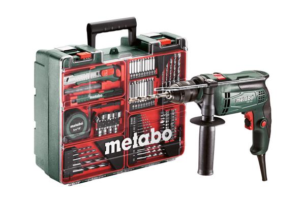 Metabo SBE 650 Mobilná dielňa - 650-Wattová Príklepová vŕtačka s elektronikou 600671870