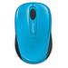 Microsoft Mouse Wireless Mobile 3500, Cyan Blue GMF-00272