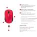 Microsoft Mouse Wireless Mobile 3500, Flame Red Gloss GMF-00293