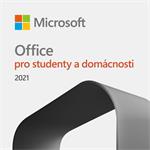 Microsoft Office Home and Student 2021, Office Home and Student 2021 CZ EuroZone Medialess 79G-05380