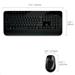 Microsoft Wireless Desktop 2000 - Klávesnice a sada myši - bezdrátový - 2.4 GHz - čeština / slovenš M7J-00013