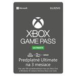 MICROSOFT Xbox Game Pass Ultimate 3 mesiace QHX-00006