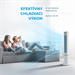 MIDEA Aroma Smart ventilátor MFZ402R0BPW, odnim. DO, teplotný senzor, 4 rýchlostí, 7h progr. časovač,
