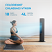 Midea ventilátor s chladením MAC402R0BPK, dialkove ovládanie, 3 rýchlostí, 7h progr. časovač, Touch Panell