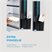 Midea ventilátor s chladením MAC402R0BPK, dialkove ovládanie, 3 rýchlostí, 7h progr. časovač, Touch Panell
