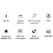 MikroTik KNOT Gateway, Wi-Fi 2,4 GHz b/g/n/ax, LoRa modem, 5 dBi, LAN, Bluetooth L4 L14G-2ax-BT5-LR8&EG800K