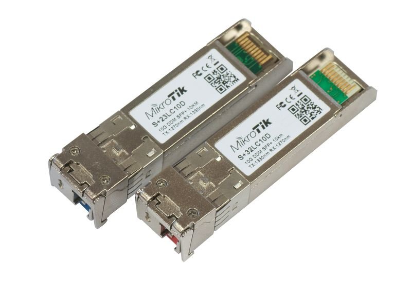 MikroTik S+2332LC10D - Kit - modul SFP+ vysílače - jednoduchý režim LC - až 10 km