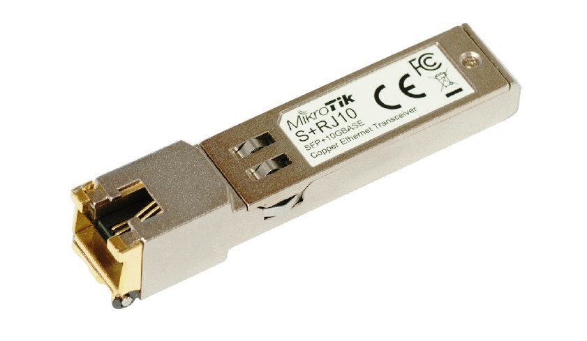 MikroTik S+RJ10 RJ45 10M/100M/1G/10G copper modul (SFP+)